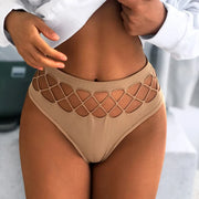 Sexy Women Crotchless Cotton Panties - Dorina Fashion